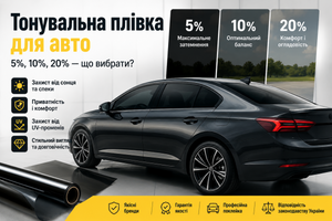 Плёнка для тонировки авто: как выбрать тип и светопропускание фото