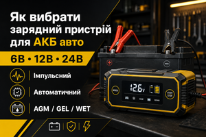 Зарядное устройство для АКБ авто: как выбрать 6В, 12В или 24В фото