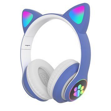 Наушники Bluetooth для квадрокоптеров STN-28 CAT BT V5.0 синие &mdash; основное фото товара