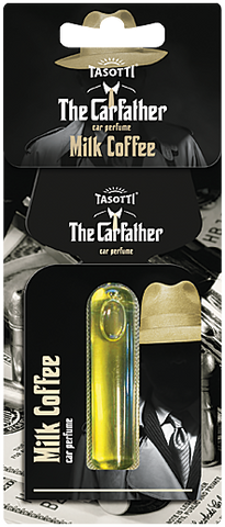 Ароматизатор в машину Tasotti Carfather Drop Milk Coffee, жидкий подвесной, 5 мл &mdash; основное фото товара