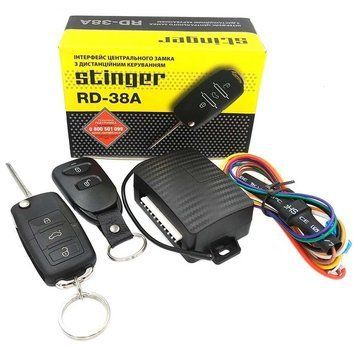 Блок управления цз STINGER RD-38A с пультами х поиск авто х открытие багажника