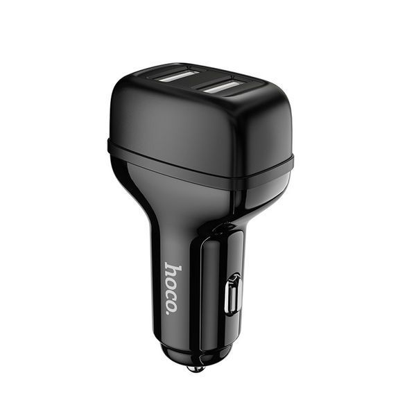 Адаптер в прикуриватель Hoco Z36 (2 USB, кабель Micro USB) &mdash; основное фото товара