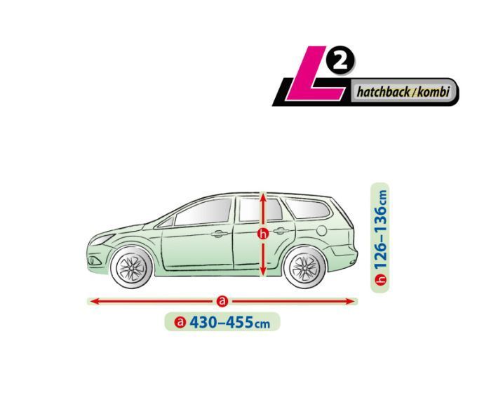 Тент на авто Kegel Perfect Garage для хэтчбека L2 430-455&times;136 см (5-4628-249-4030) &mdash; основное фото товара
