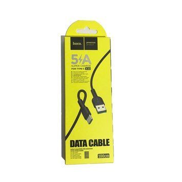 Кабель USB / TYPE-C "HOCO X33 Surge cable 1метр/5A Black &mdash; основне фото товару