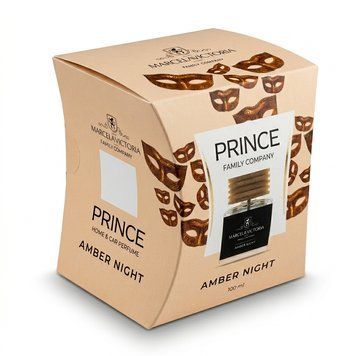 Ароматизатор для дому Tasotti PRINCE Amber Night 100 мл з дерев'яною кришкою &mdash; основне фото товару