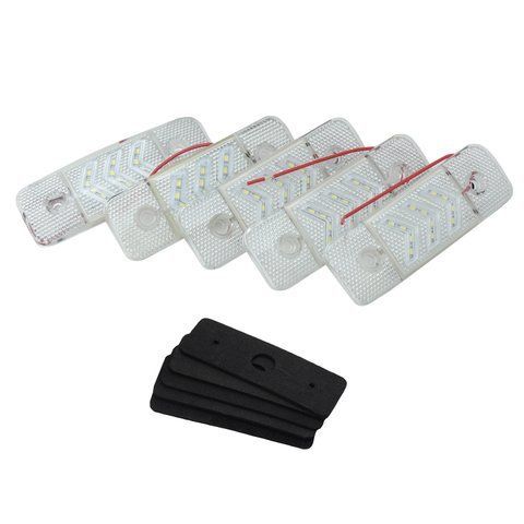 LED габарит MRT MRT-51 115x40 мм 12/24V белый LED 5 шт &mdash; основное фото товара