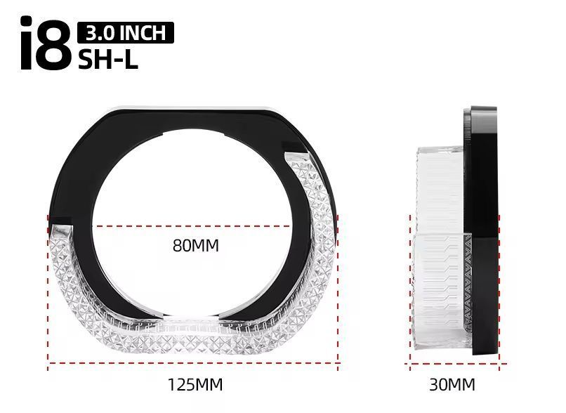 LED-маска для линз R8-L 3.0" 6000K белый свет 2 шт &mdash; основное фото товара