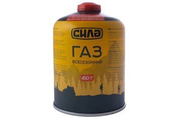 Газовий балон для кемпінгу "Сила" 680247 (450гр) &mdash; основне фото товару