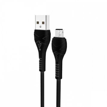 Кабель USB / TYPE-C "HOCO X37" Cool Power 1метр Black (3А) &mdash; основне фото товару