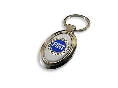 Брелок для Ключів Fiat метал, овал &mdash; основне фото товару