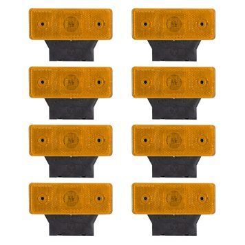 LED габарит 110x42 мм 24V помаранчевий LED 8 шт