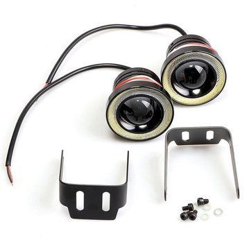 LED протитуманні фари Leader 2.5W 12V &Oslash;76 мм ДХО лінзовані комплект 2 шт XL-666 (3842) &mdash; основне фото товару