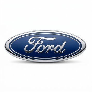 Емблема "FORD" 95х37мм (хром, скотч, Туреччина)