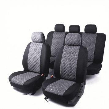 Чохли на ВАЗ 2108/2109/2115 Rcar Luxe Max A з жакарду графітово-сірі