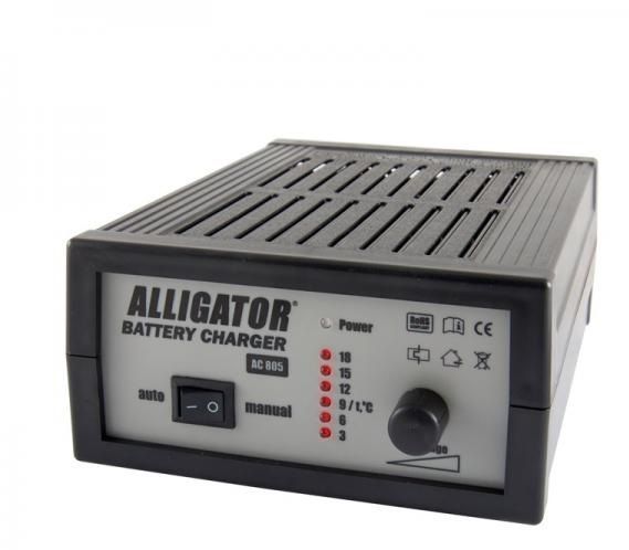 Alligator AC805 зарядное устройство для аккумулятора 18A 12V &mdash; основное фото товара