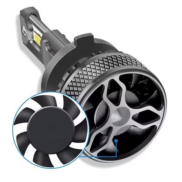 K18 LED лампа H7 12V 130W 19200Lm 6000K &mdash; основне фото товару