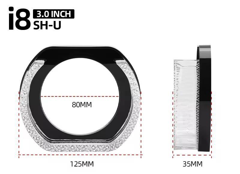 LED-маска для лінз R8-U 3.0" 6000K біле світло 2 шт &mdash; основне фото товару