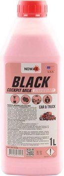 Поліроль для пластику авто Nowax Black Cockpit Milk, концентрат Полуниця 1 л (NX01188)