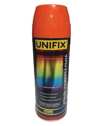Unifix аерозольна фарба 400 мл помаранчева (951017) &mdash; основне фото товару