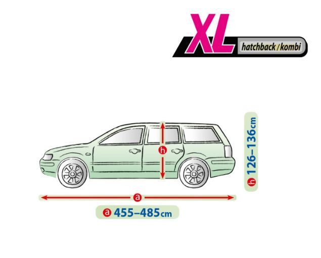 Тент на авто Kegel Perfect Garage для хетчбека XL 455-485&times;136 см (5-4629-249-4030) &mdash; основне фото товару