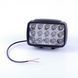Autogen LED робоча фара прямокутна 30W Spot 10/30V 2W*15 15 LED 92x60x57 мм 1 шт (JP060) &mdash; фото товару 1 з 2
