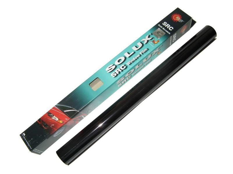 Плёнка тонировочная двухслойная 100 D.Black SRC PCG-10D "Solux" Anti-Scratch &mdash; основное фото товара