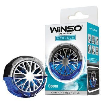 Ароматизатор у машину Winso Merssus Ocean, рідкий на дефлектор із регулятором інтенсивності, 18 мл (534500)