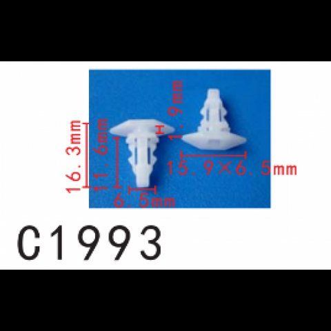 Клипсы C1993 уплотнителя NISSAN (0155308951, 65810K2009,01553-08951, 65810-K2009, 15131) (уп. 100шт) &mdash; основное фото товара