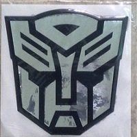 Наліпка силіконова "Трансформер" (автобот) 60х60мм (1шт.) &mdash; основне фото товару