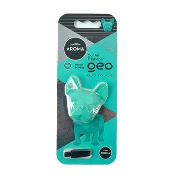 Ароматизатор у машину Aroma Car Geo Dog Turquoise Oud Touch, полімерний 3D на дефлектор (12153)