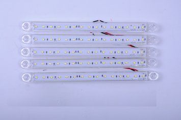 LED габарит Thoc Auto ТН-1510 204x20 мм 12/24V білий LED 5 шт