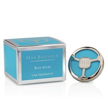 Ароматизатор в машину Max Benjamin Blue Azure на дефлектор, держатель + сменный блок