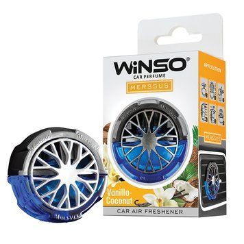 Ароматизатор у машину Winso Merssus Vanilla Coconut, рідкий на дефлектор із регулятором інтенсивності, 18 мл (534470)