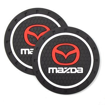 Антискользящий коврик в машину подстаканник Mazda &mdash; основное фото товара