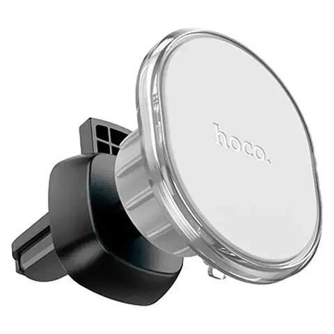 Автодержатель для телефона в дефлектор HOCO H1 Space Gray &mdash; основное фото товара