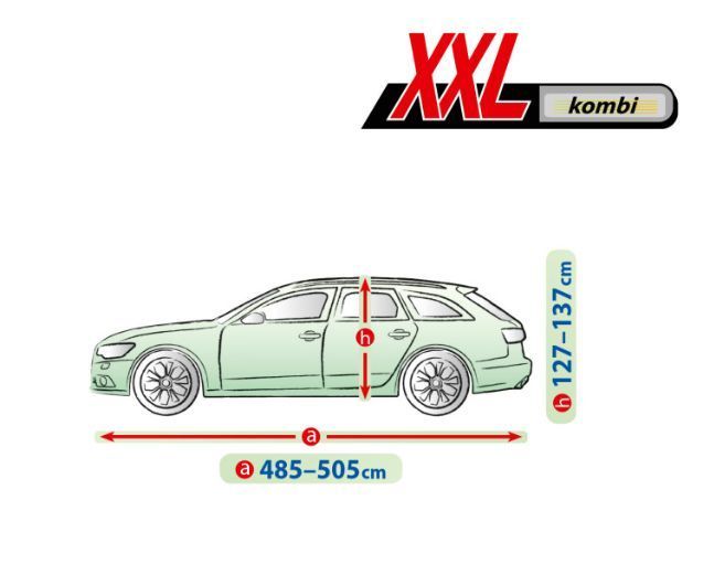 Тент на авто Kegel Membrane Garage для хетчбека XXL 485-505&times;136 см (5-4730-248-3050) &mdash; основне фото товару