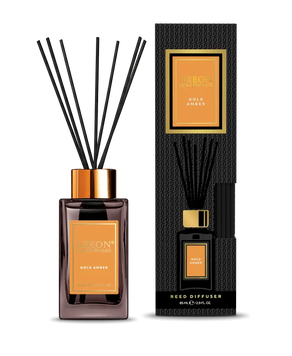 Аромадифузор для дому з паличками Areon Home Perfume Premium Gold Amber 85 мл &mdash; основне фото товару