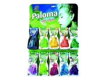 Ароматизатори у машину Paloma Happy Bag, дисплей MIX, мішечки по 15 г