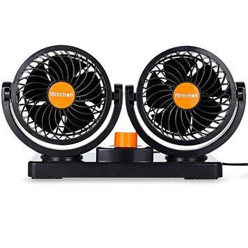 Mitchell HX-304 двойной вентилятор в кабину грузовика 24V 4.5"
