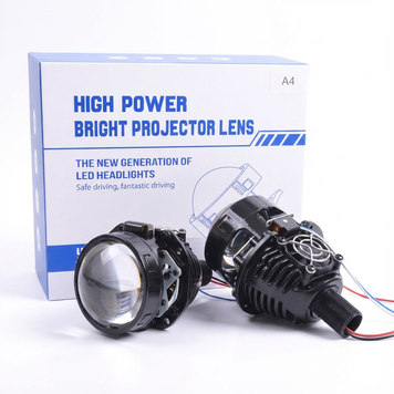 A-series A4 Bi-LED линза в фары 2.5" 40/50W 6000K 5500 Lm &mdash; основное фото товара