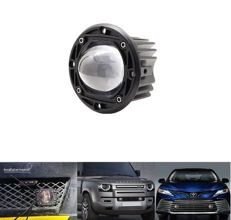 Leader Bi-LED фара кругла 15W Combo 10/80V 75x50 мм (4360) &mdash; основне фото товару