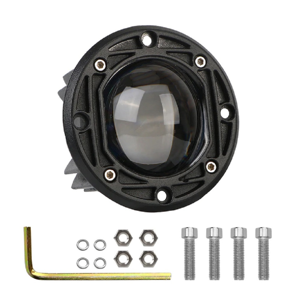 Leader Bi-LED фара кругла 15W Combo 10/80V 75x50 мм (4360) &mdash; основне фото товару