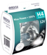 H4 галогенная лампа Brevia Max Power 12V 60/55W +100% для авто Box 2шт (12040MPS) &mdash; фото товара 1 из 2