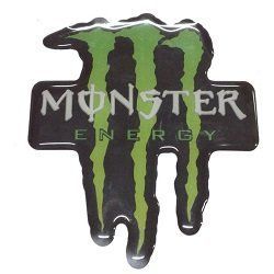 Наліпка силіконова "Monster Energy" 10х10см (1шт.) &mdash; основне фото товару