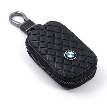 Чехол для Ключей с Карабином BMW ромб &mdash; основное фото товара