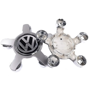 VW ковпачки на диски (135/57 мм) сірий/хром 4F0601165N 1 шт &mdash; основне фото товару