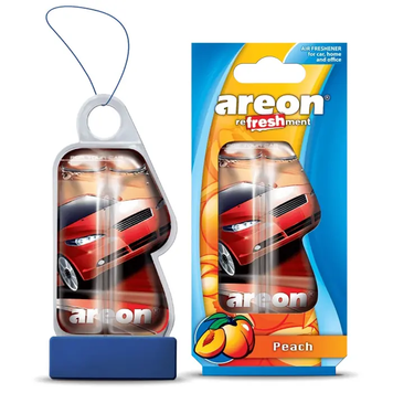 Ароматизатор у машину Areon Liquid Peach, рідкий підвісний флакон, 8,5 мл (LC09)