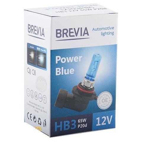 HB3 галогенная лампа Brevia Power Blue 12V 65W 4200K для авто 1шт (12103PBC) &mdash; основное фото товара