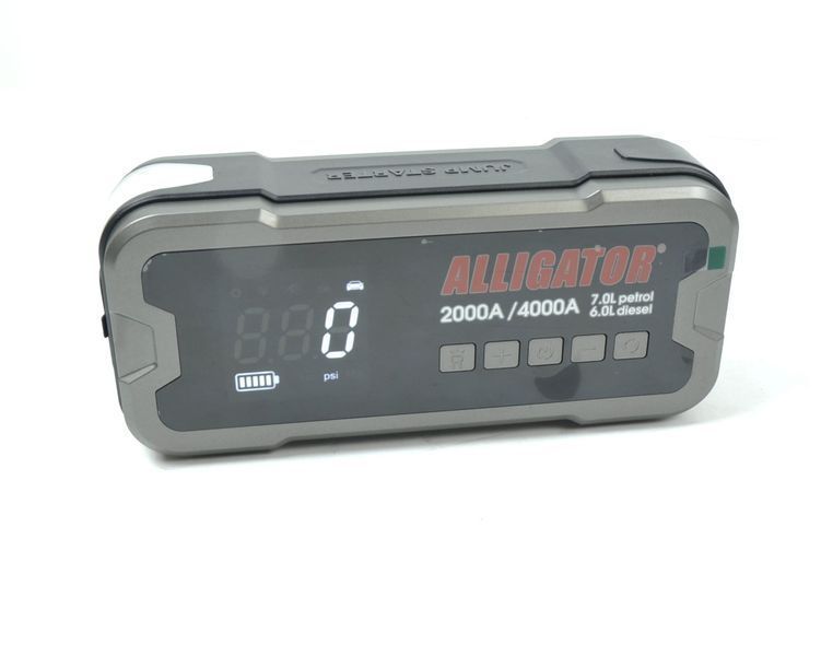 Alligator Jump Starter JS850 пусковое устройство бустер 2000A/4000A компрессор 10 Bar Power Bank 24000mAh &mdash; основное фото товара