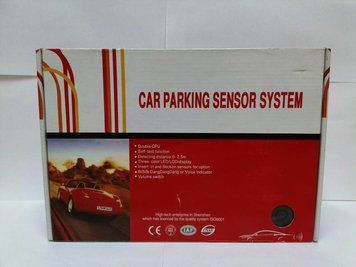 Парктронік CAR PARKING SENSOR SYSTEM 4датч/LED/"beeper"/black (спрацьовує 0-250см) &mdash; основне фото товару